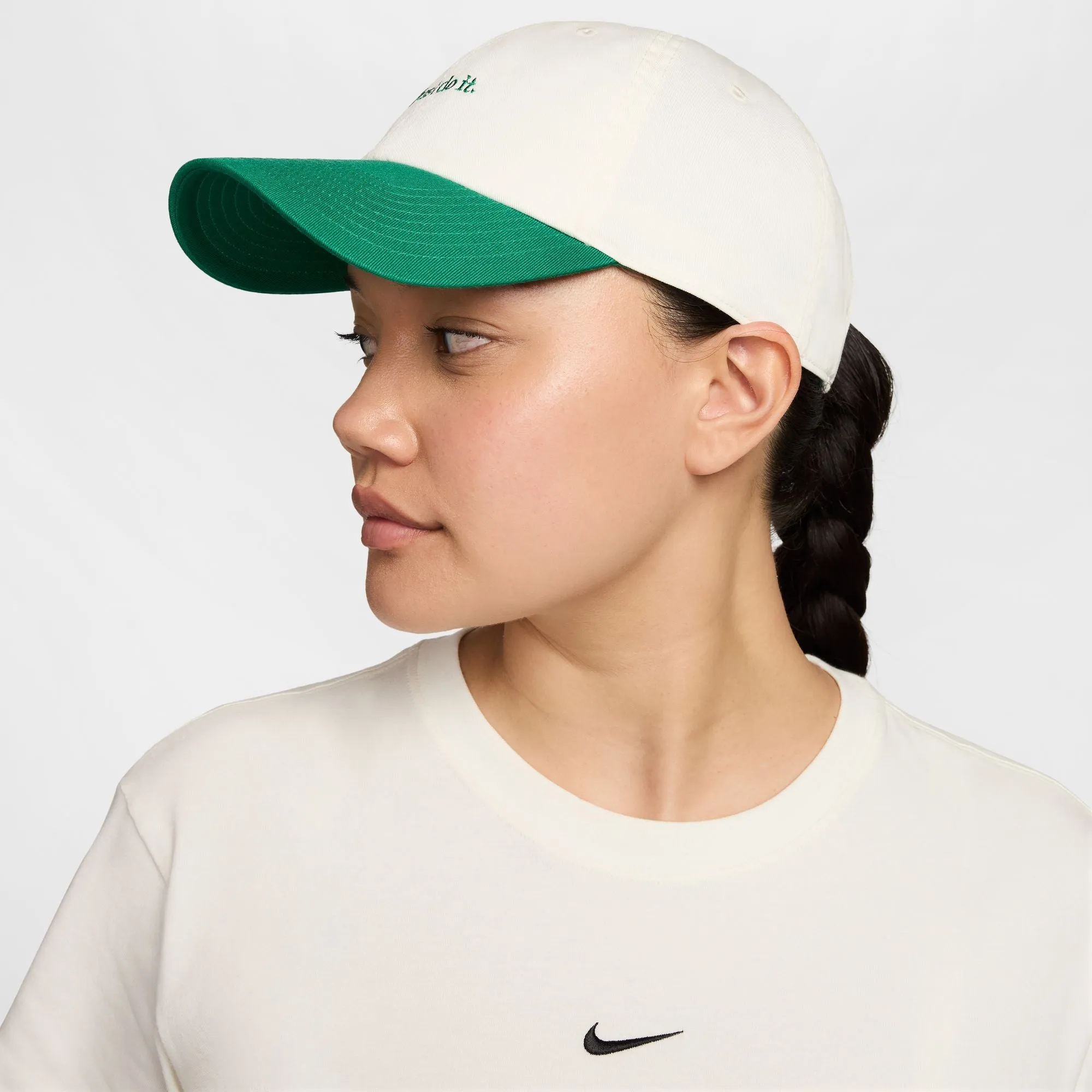 Nike Club Unstructured JDI Cap - Sail / Malachite / Malachite sold by Stomping Ground product image thumbnail 3