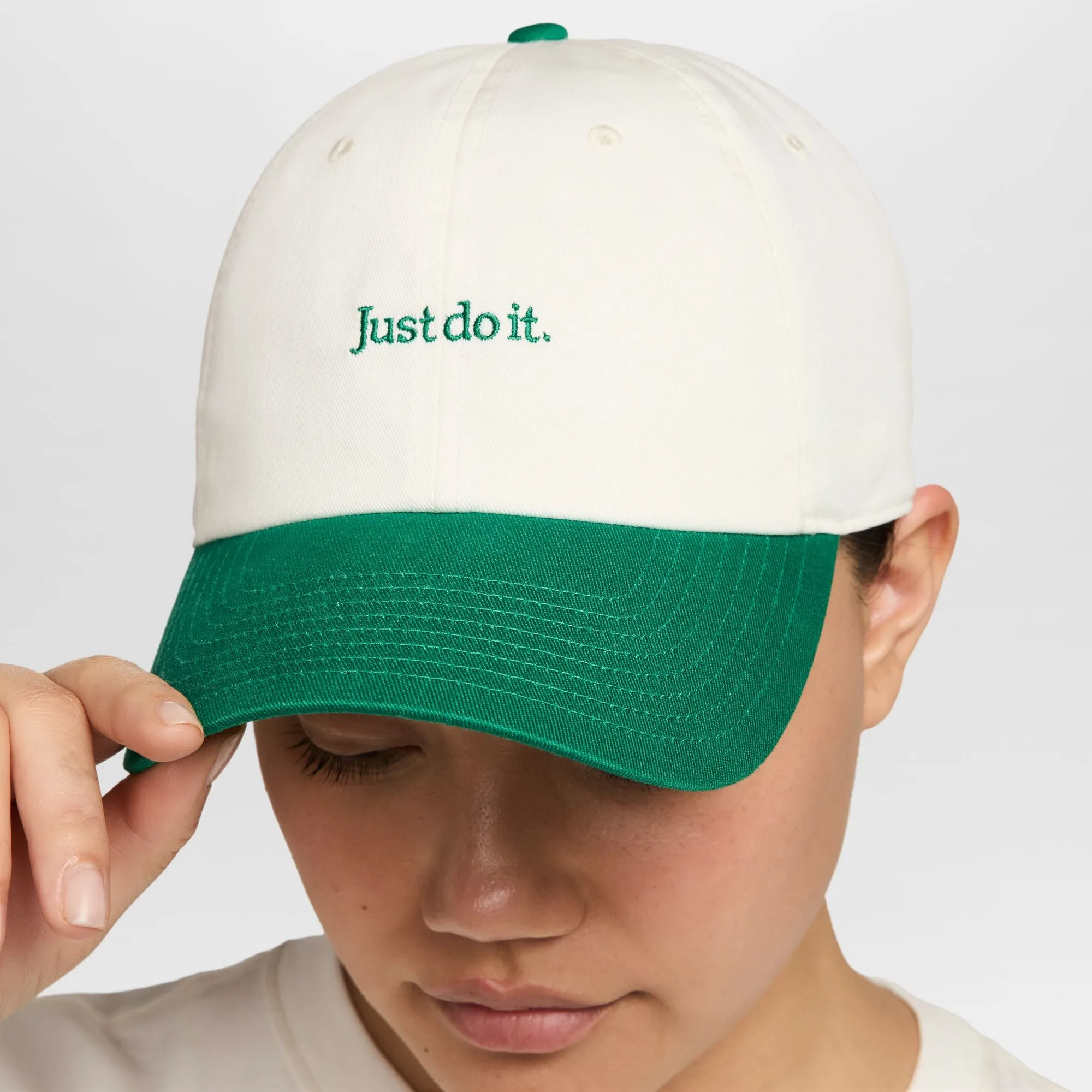 Nike Club Unstructured JDI Cap - Sail / Malachite / Malachite sold by Stomping Ground product image thumbnail 2