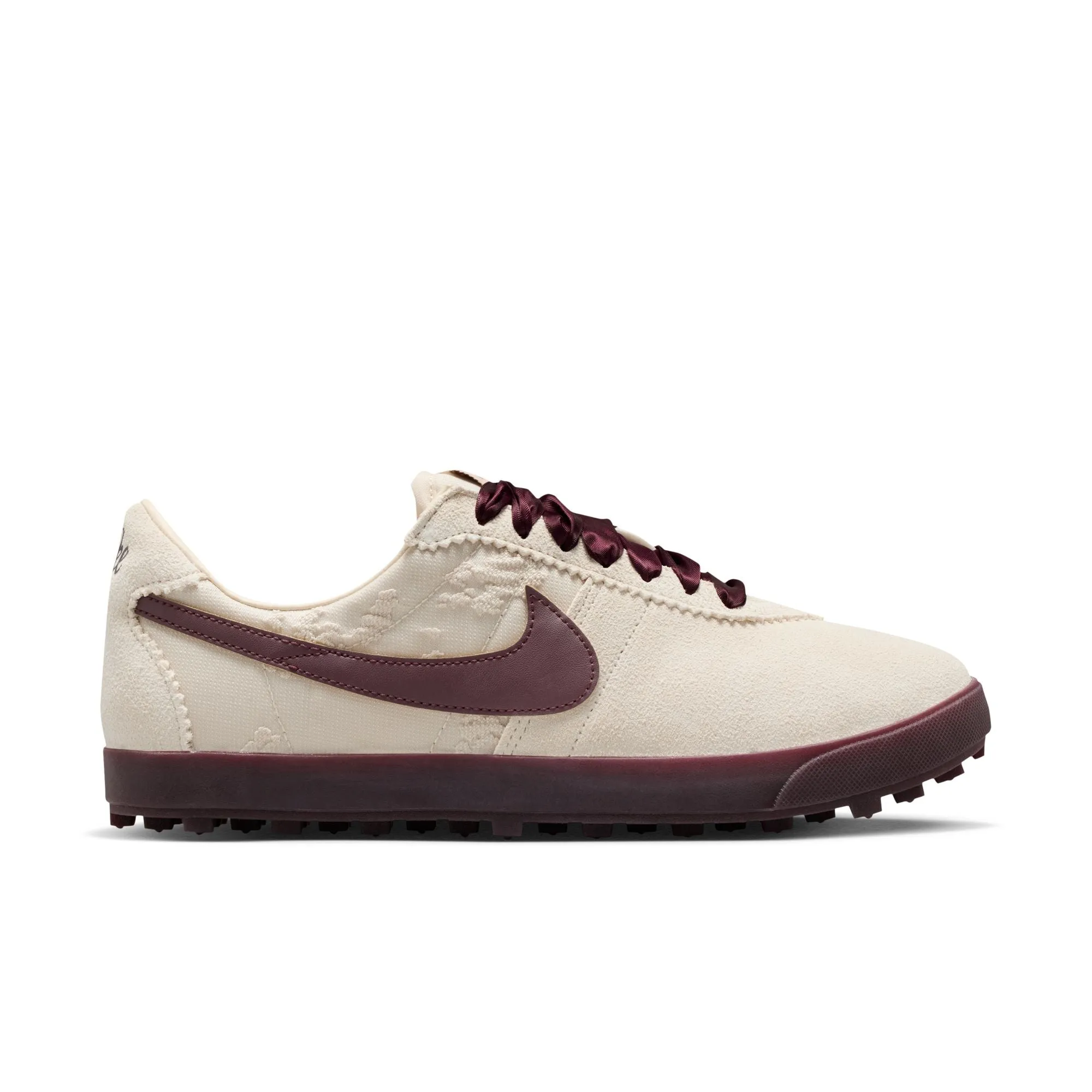 Women's Nike Astrograbber Leather SE - Light Cream / Burgundy Crush sold by Stomping Ground