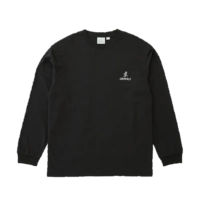 One Point L/S Tee - Black made by Gramicci