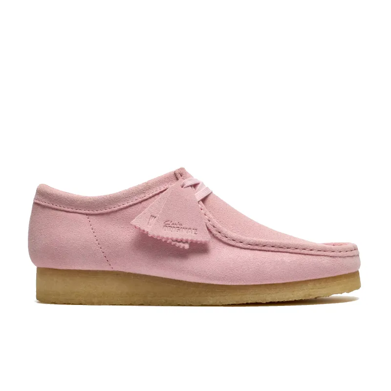 Wallabee - Light Pink Suede made by Clarks