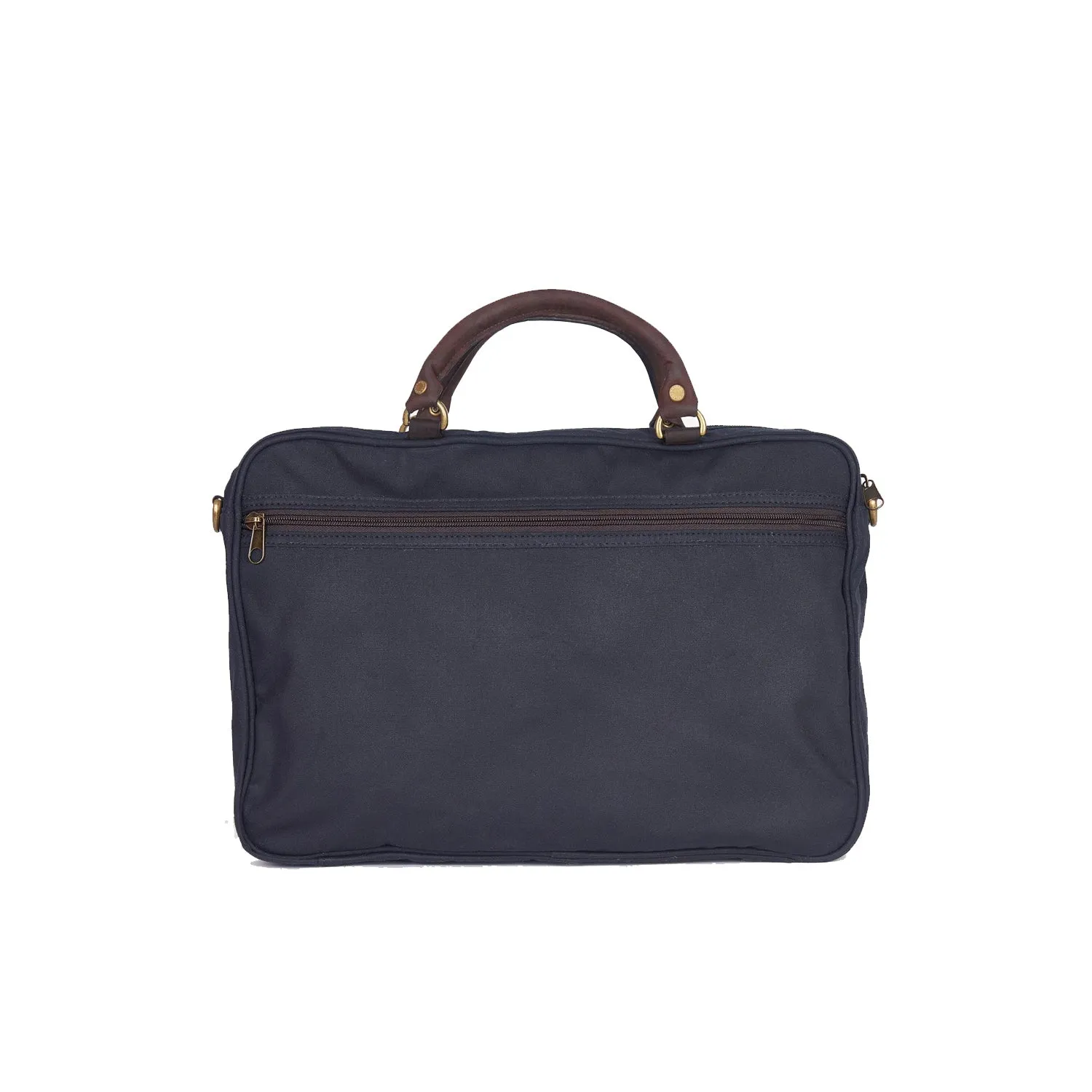 Barbour Wax Leather Briefcase - Navy sold by Stomping Ground product image thumbnail 2