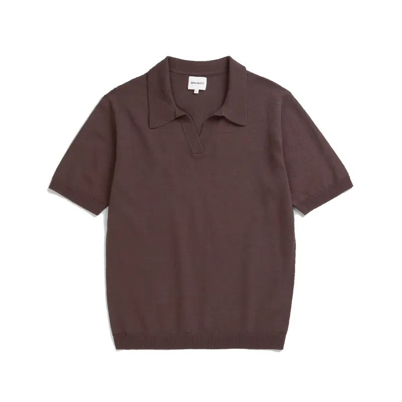 Anholt Cotton Paper Polo - Shale made by Norse Projects