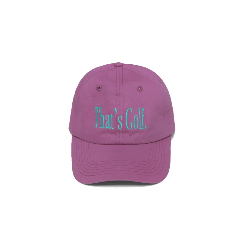 That's Golf Dad Hat - Purple made by Stomping Ground