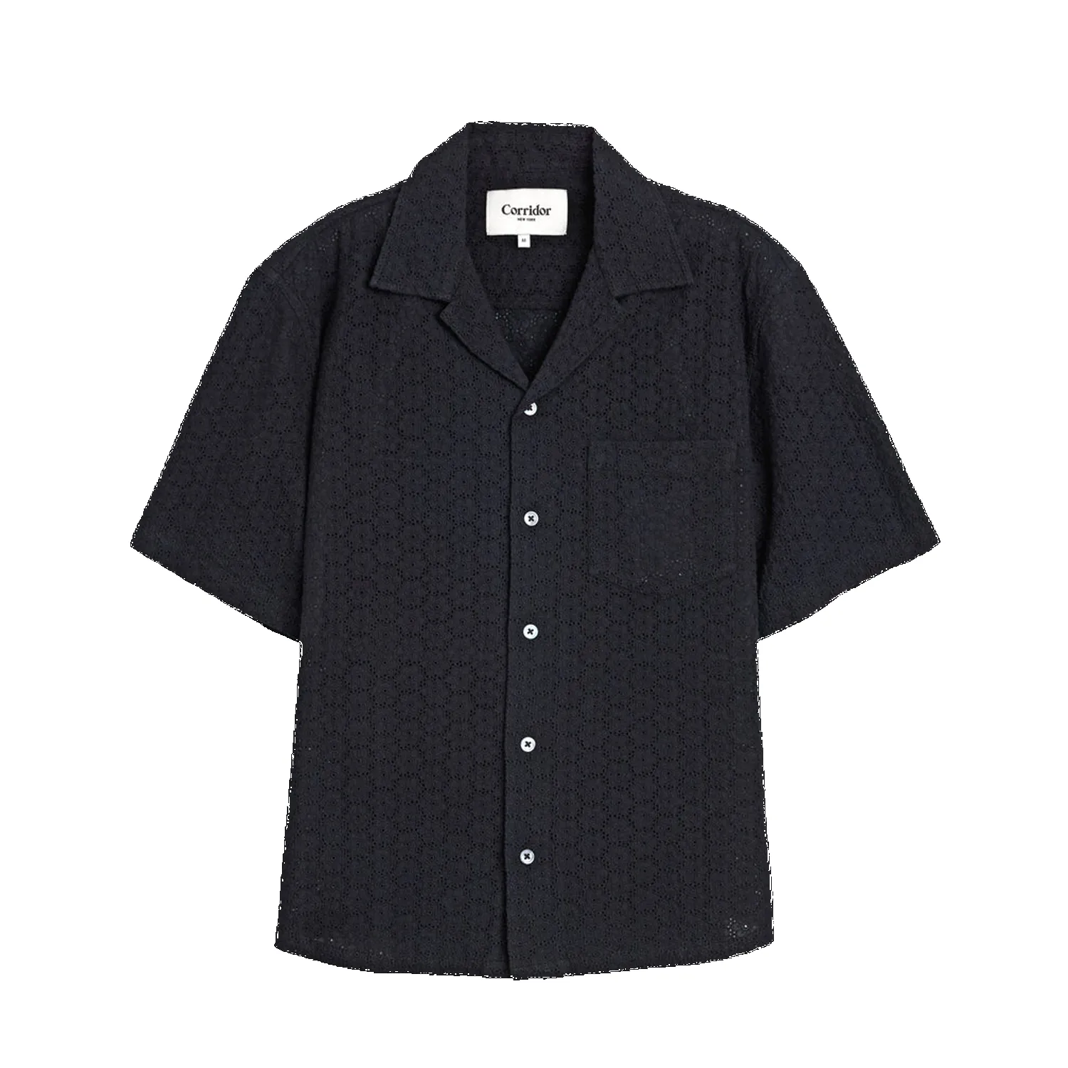 Floral Eyelet SS - Black sold by Stomping Ground