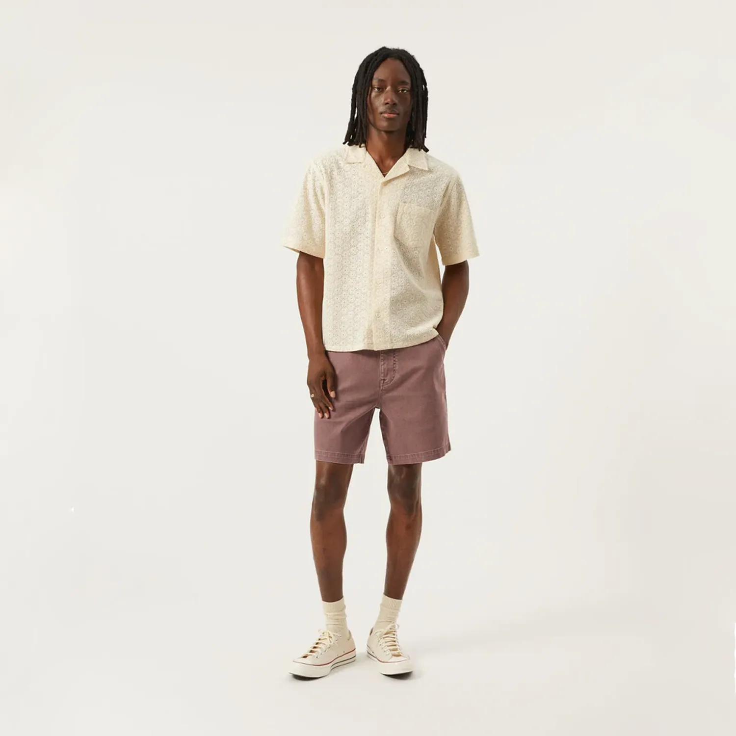 Floral Eyelet SS - Ecru sold by Stomping Ground product image thumbnail 2