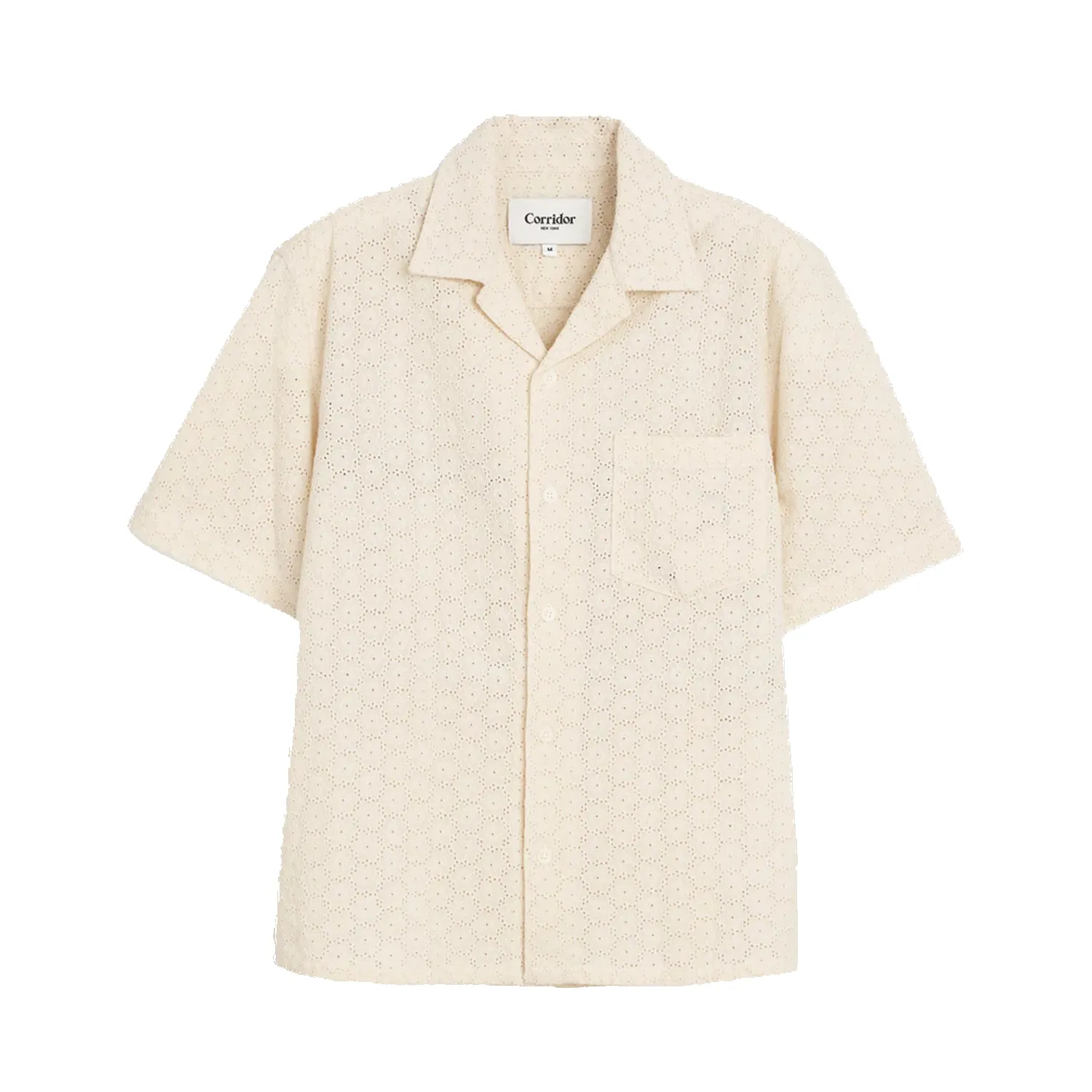 Floral Eyelet SS - Ecru sold by Stomping Ground