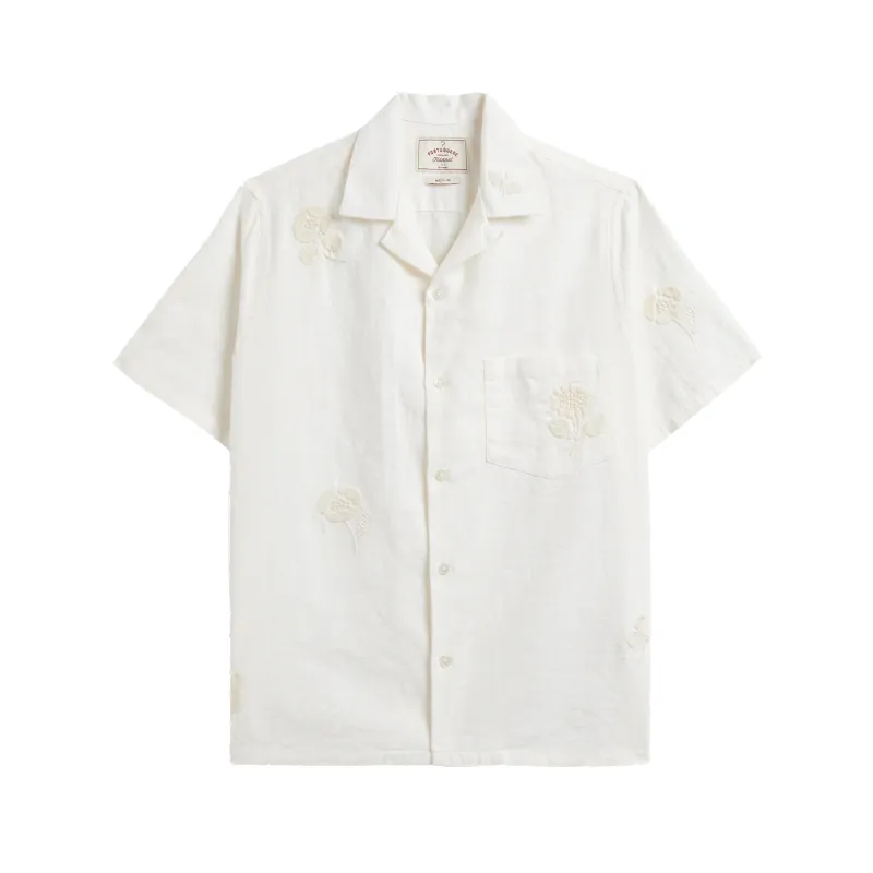 Embroidery Nature Rami - Ecru made by Portuguese Flannel