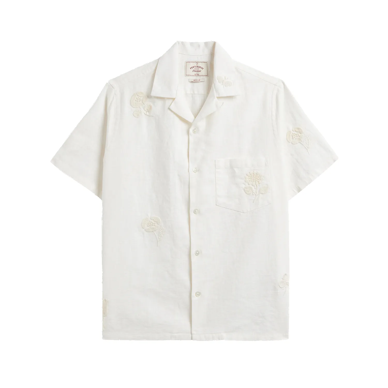 Embroidery Nature Rami - Ecru sold by Stomping Ground