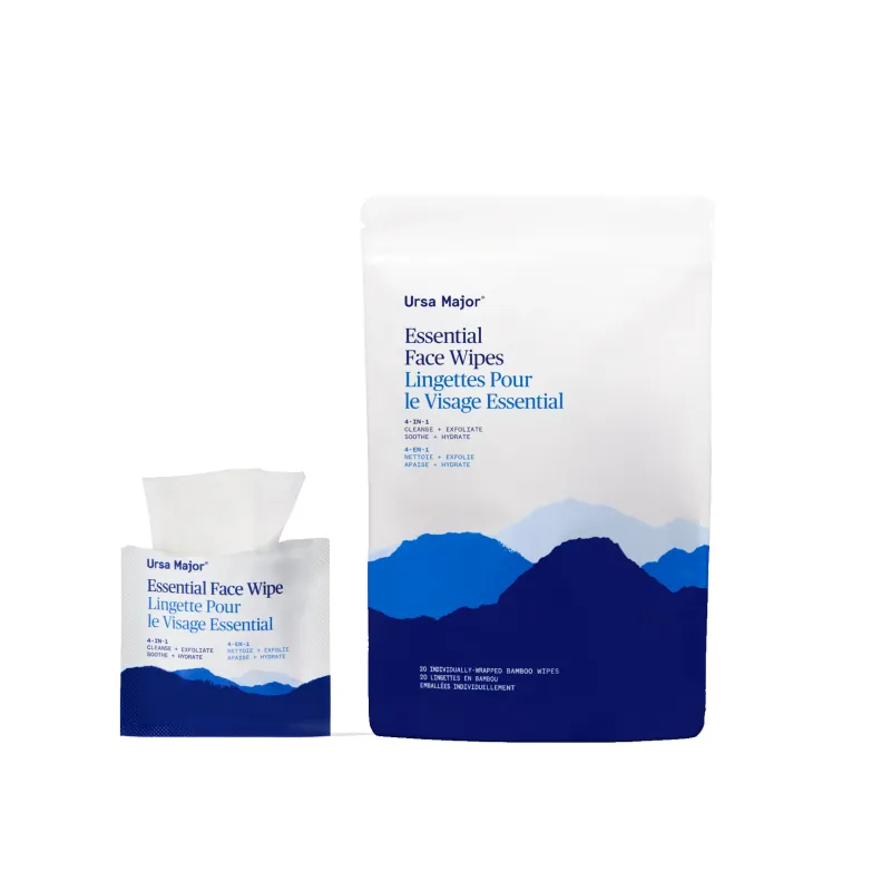 Essential Face Wipes made by Stomping Ground