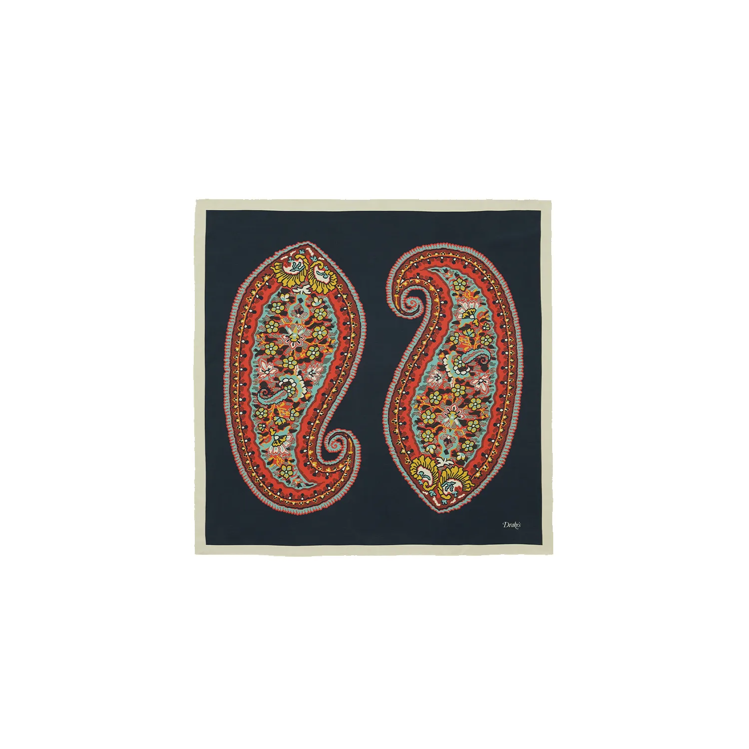 Paisley Print Bandana - Navy sold by Stomping Ground
