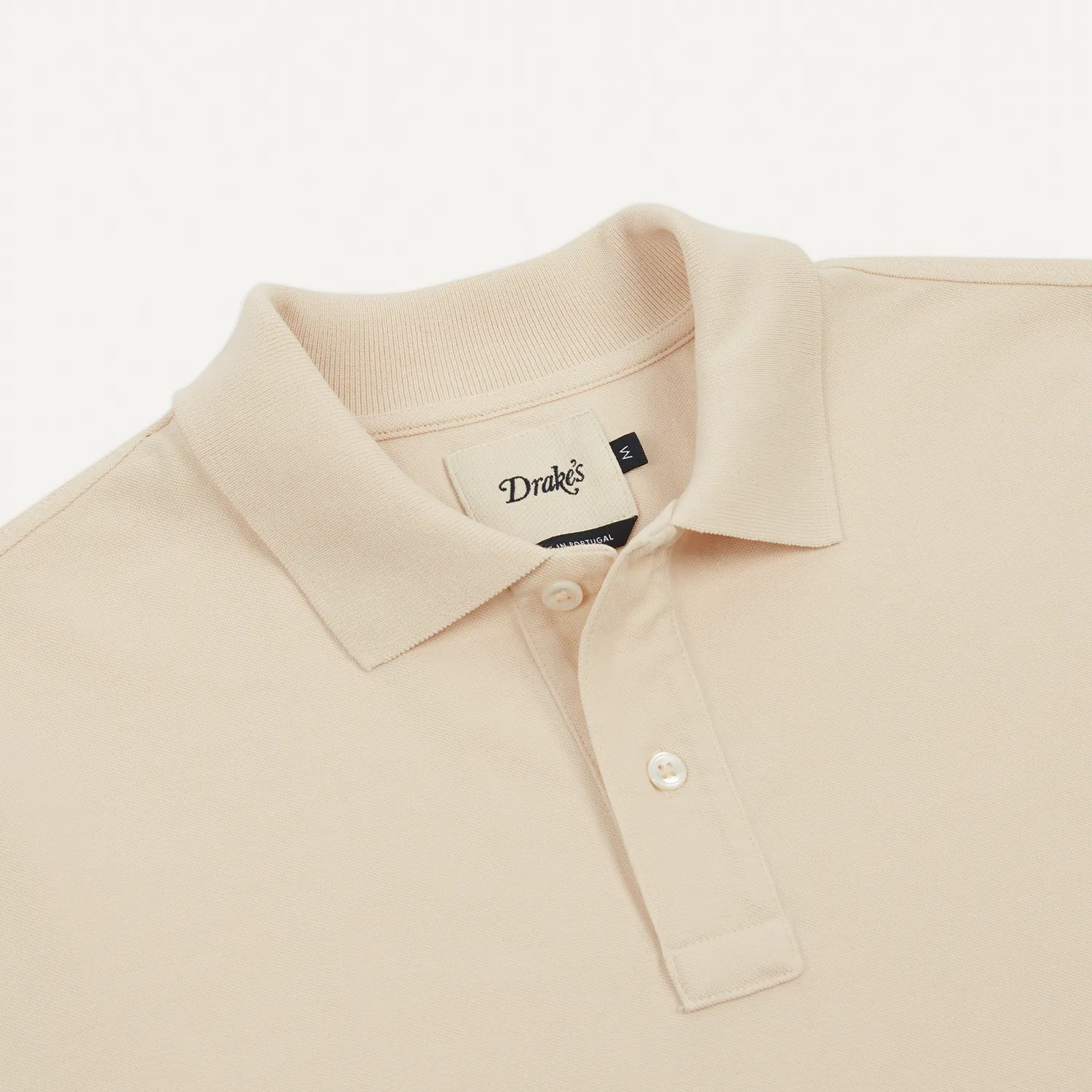 Washed Pique Polo - White sold by Stomping Ground product image thumbnail 2