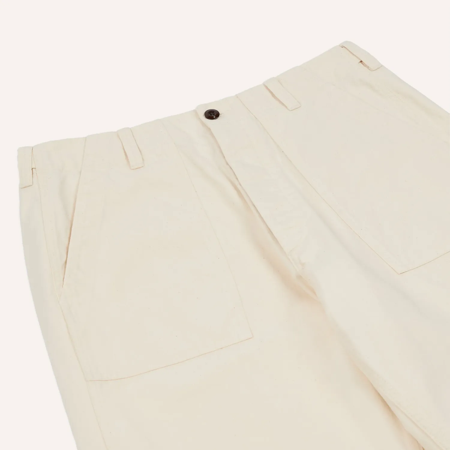 Twill Fatigue Trouser - Ecru sold by Stomping Ground product image thumbnail 2