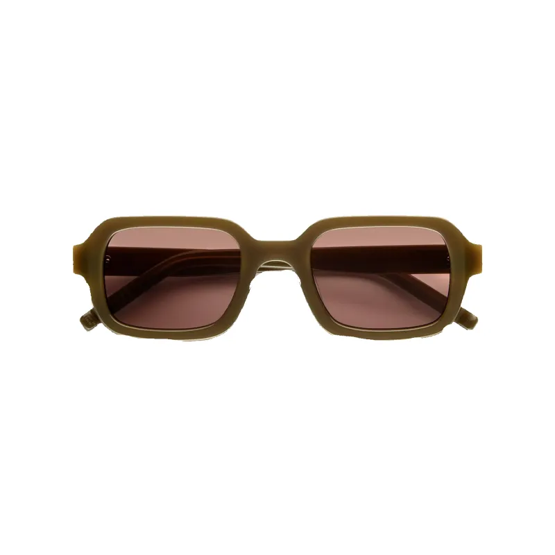 Cascade - Olive Acetate / Dusty Rose Lenses made by Akila