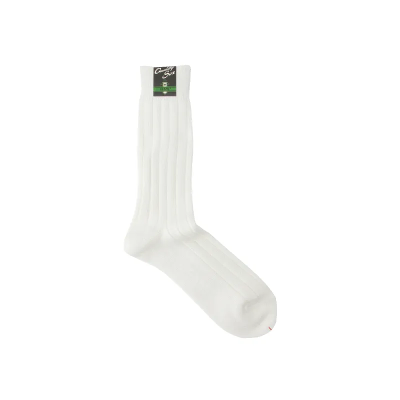 Solid Rib Sock - Off White made by BEAMS PLUS