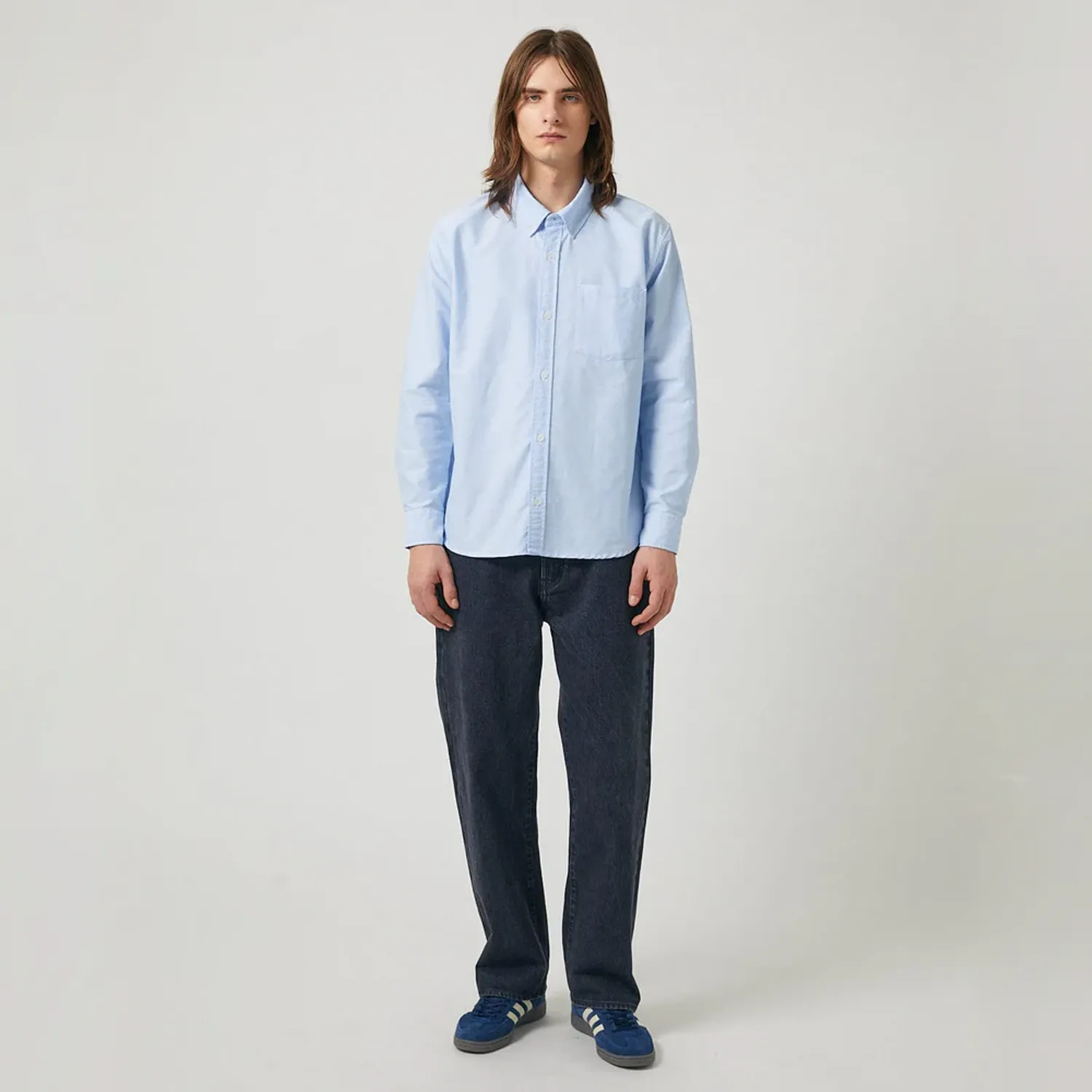 Oxford L/S Shirt - Chambray sold by Stomping Ground product image thumbnail 3