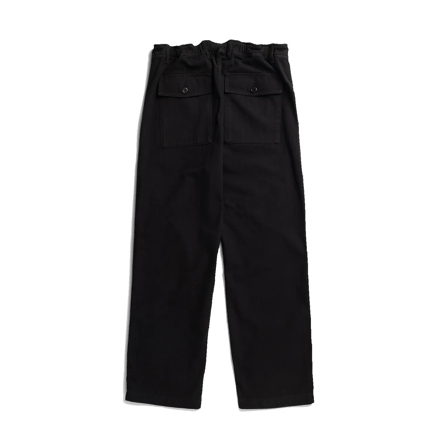 Kvitfjell Relaxed Cotton Wool Herringbone Pant - Black sold by Stomping Ground product image thumbnail 3