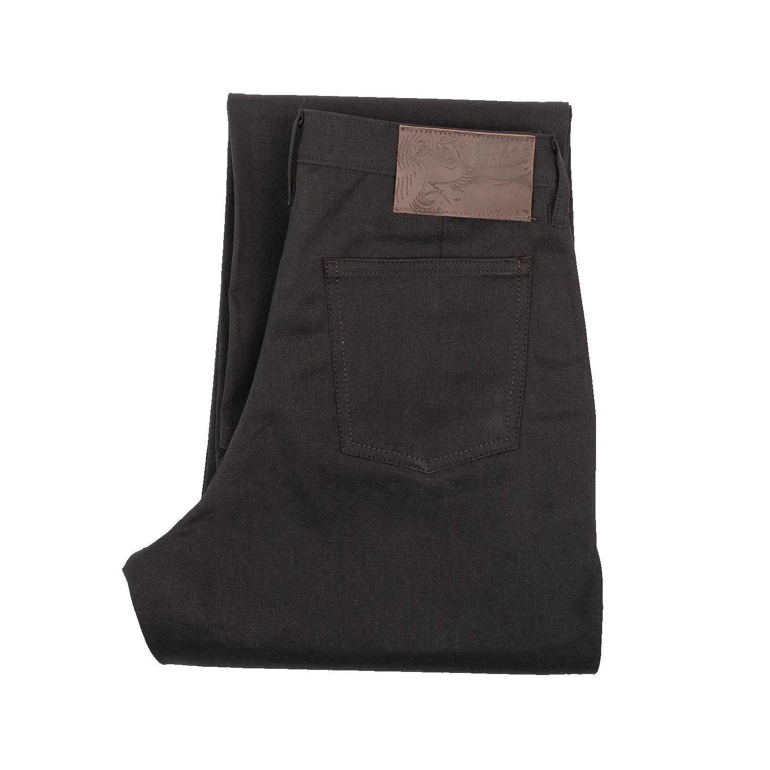 Pleated Trouser - Selvedge Slacks Black sold by Stomping Ground