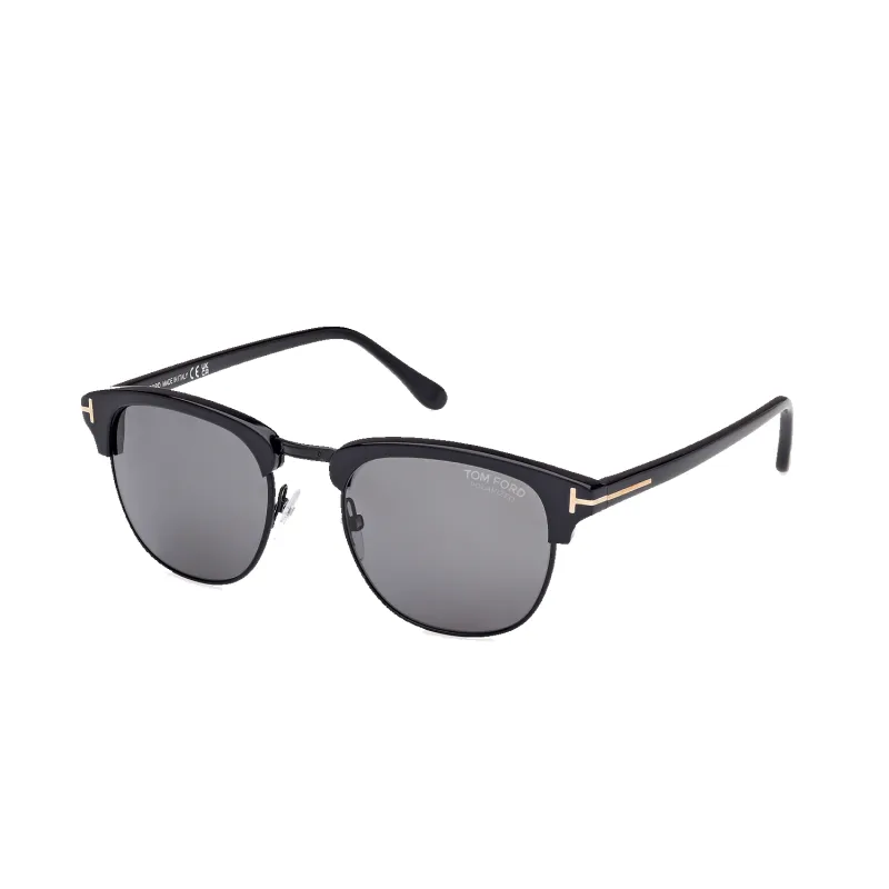 Henry - Shiny Black Polarized - TF248 01D made by Tom Ford