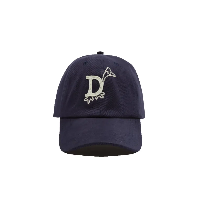 D Duck Twill Baseball Cap - Navy made by Drakes