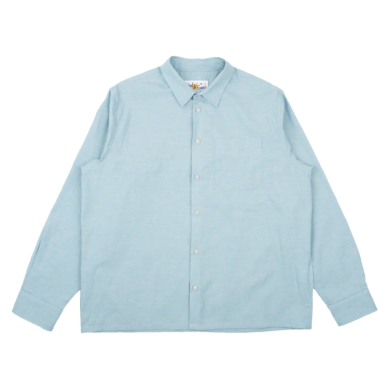 True Shirt - Selvedge Chambray - Pale Blue sold by Stomping Ground