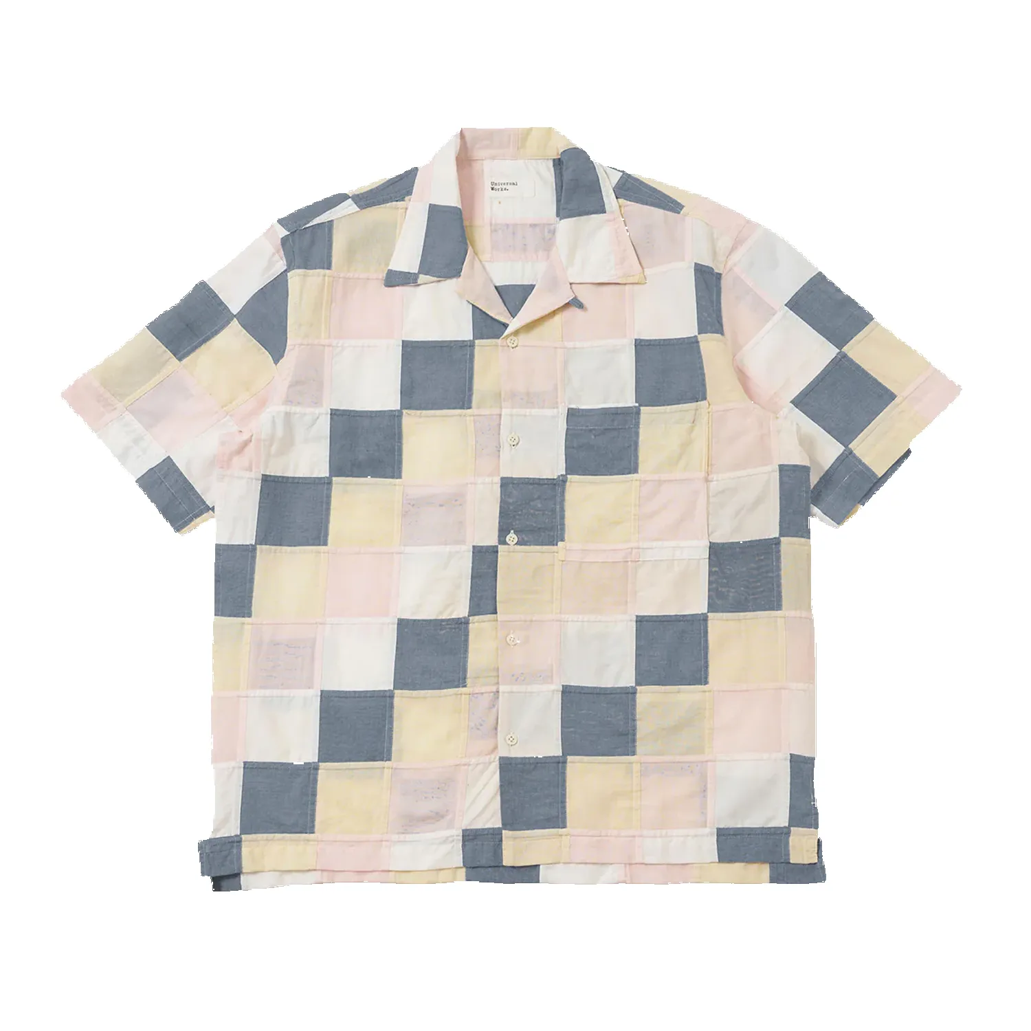 Patchwork Check Road Shirt - Pastel Check sold by Stomping Ground