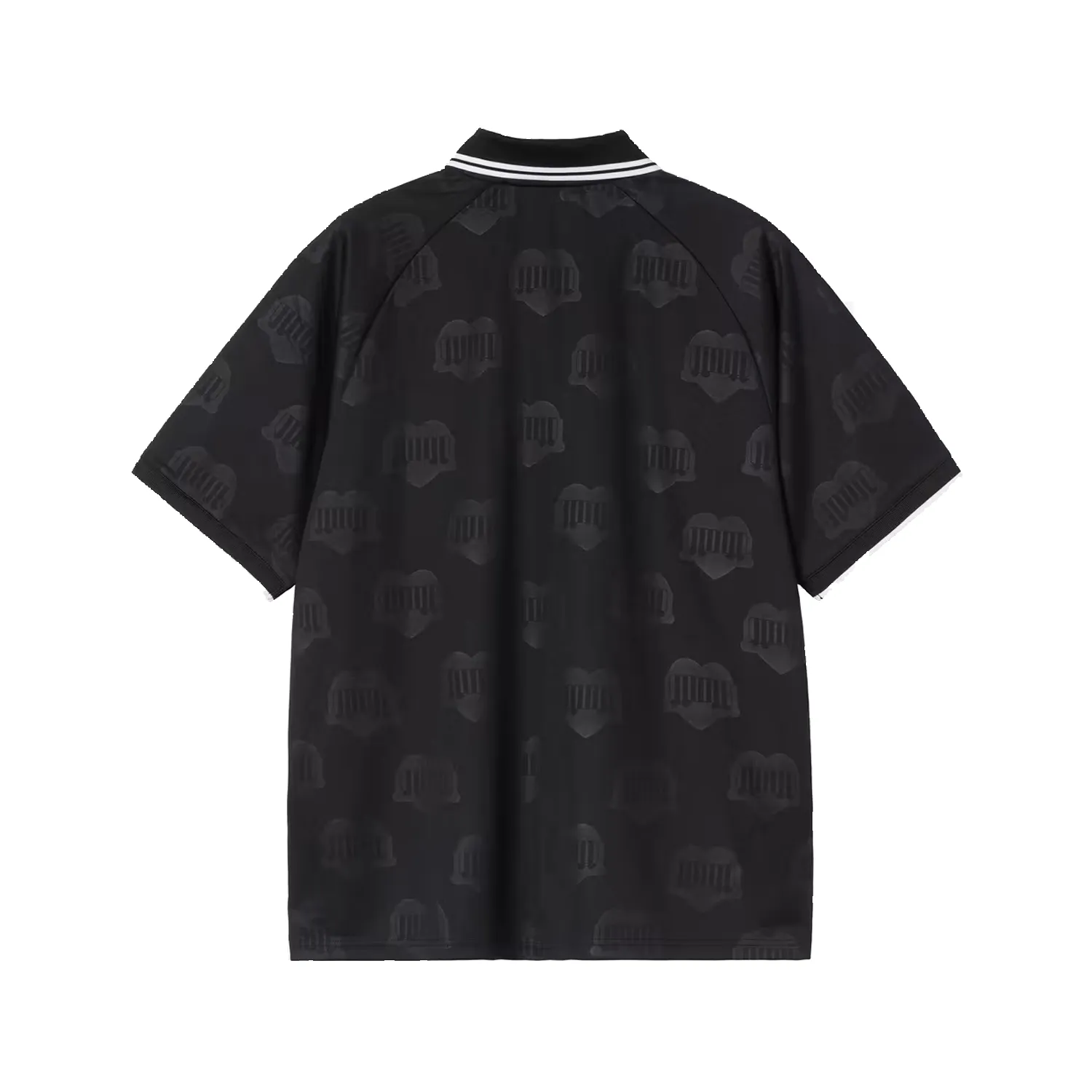 S/S Terrace Football T-Shirt - Heart Train Jacquard - Black sold by Stomping Ground product image thumbnail 2