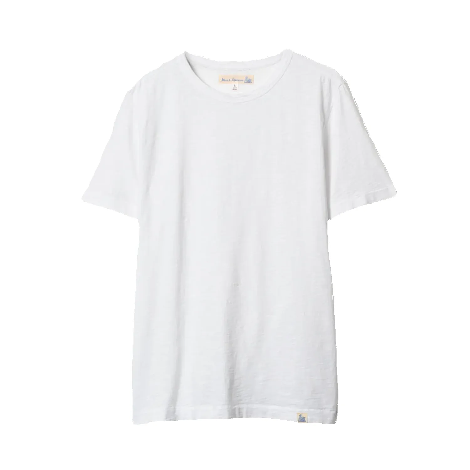 Slub Pima Cotton T-Shirt - White sold by Stomping Ground