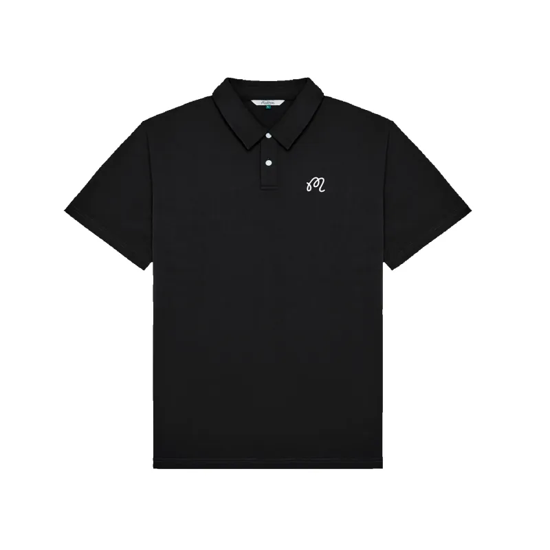 Fairway Polo - Black made by Malbon