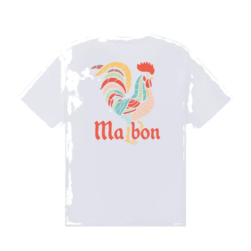 Bermuda Rooster Tee - White made by Malbon