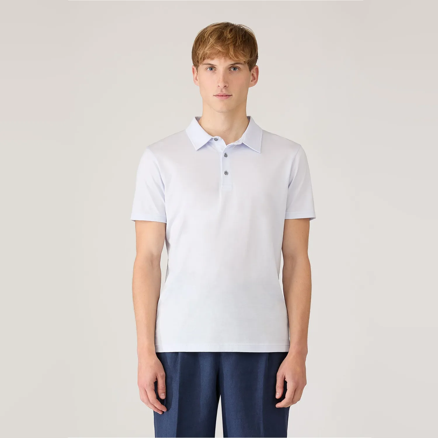 S/S Polo Shirt - Light Blue sold by Stomping Ground product image thumbnail 3