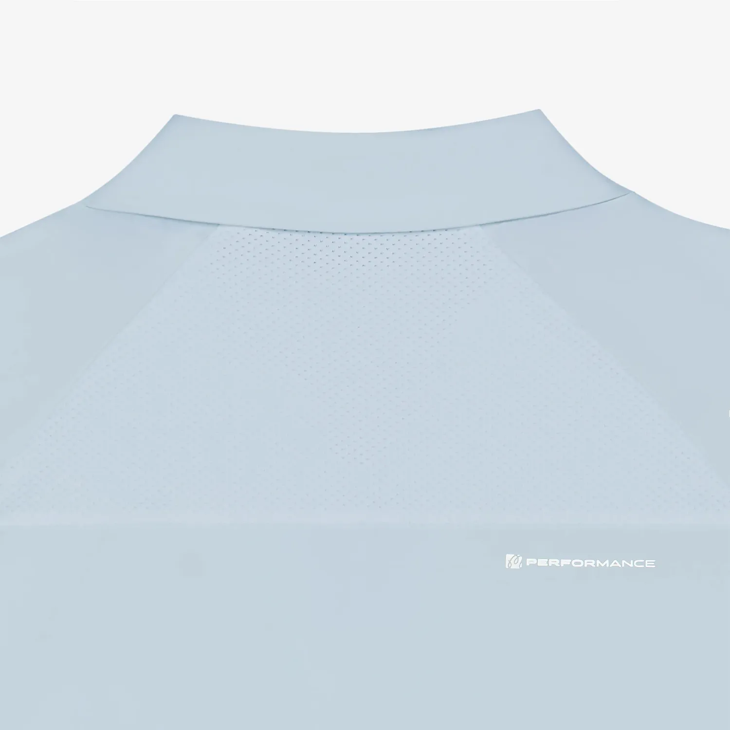 Performance Raglan Zip Polo - Subdued Blue sold by Stomping Ground product image thumbnail 2
