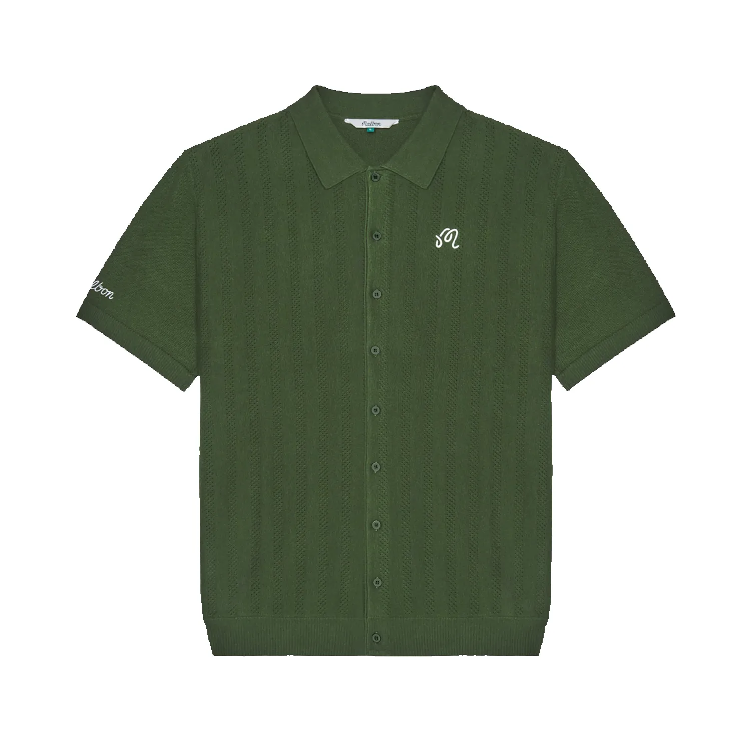 Crosscut Polo - Rifle Green sold by Stomping Ground