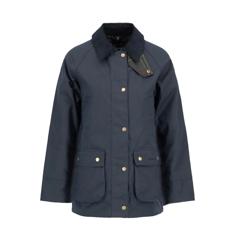Women's Barbour Acorn Wax Jacket - Navy made by Barbour