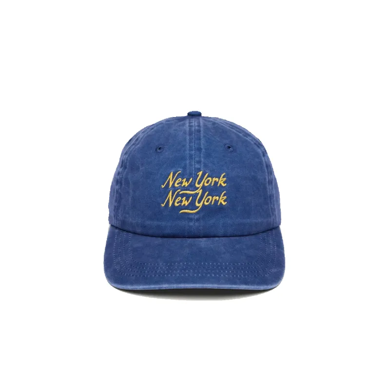 Washed Script Cap - Navy made by Corridor