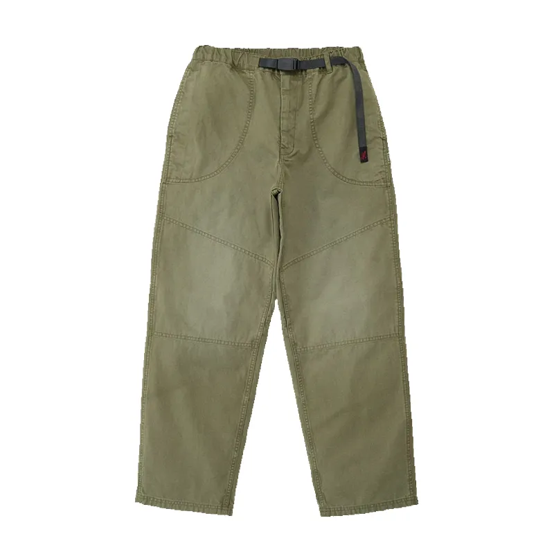 Hemp Canvas Double Knee Pant - Burnt Olive Pigment made by Gramicci