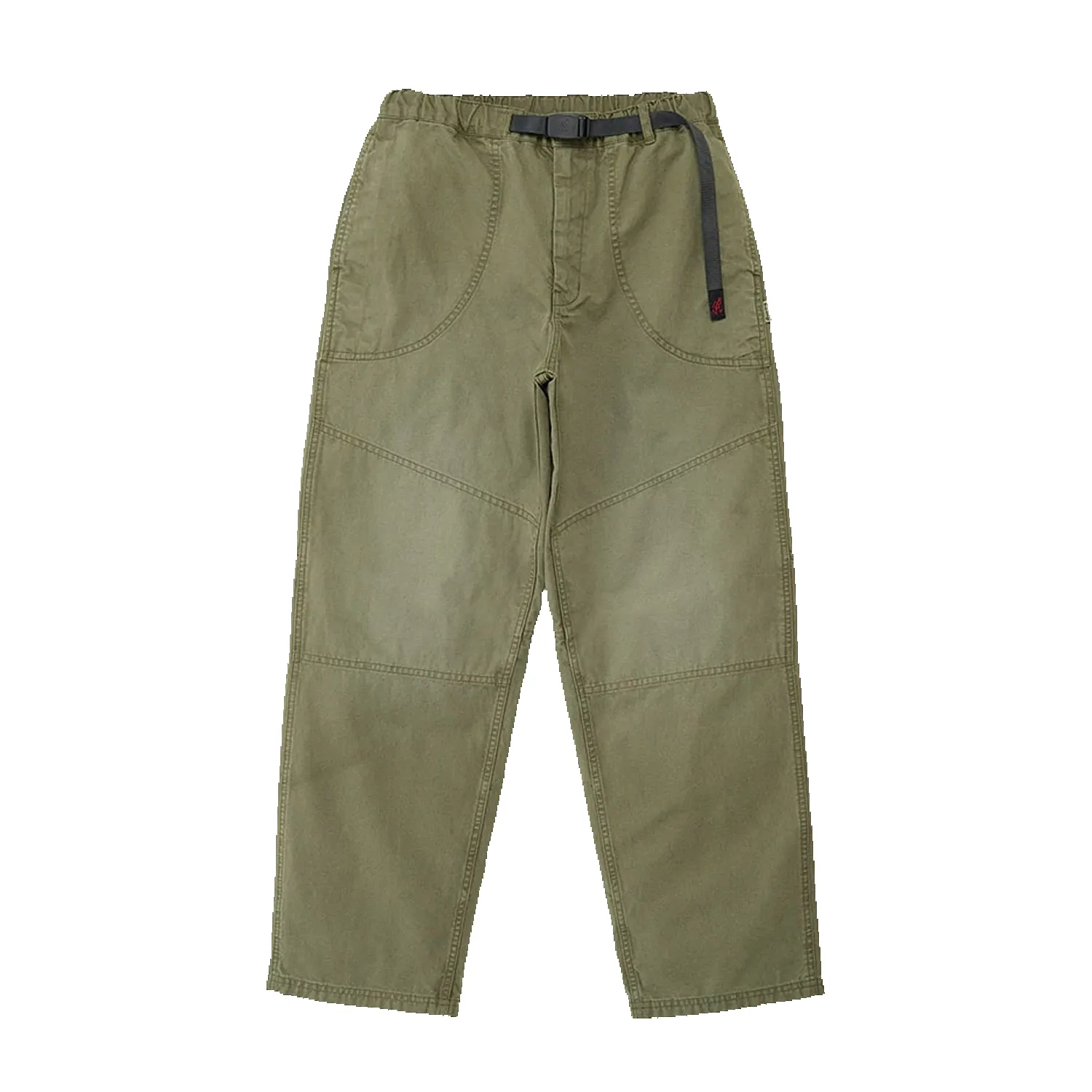 Hemp Canvas Double Knee Pant - Burnt Olive Pigment sold by Stomping Ground