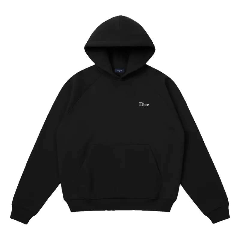 Classic Small Logo Hoodie - Black made by Dime