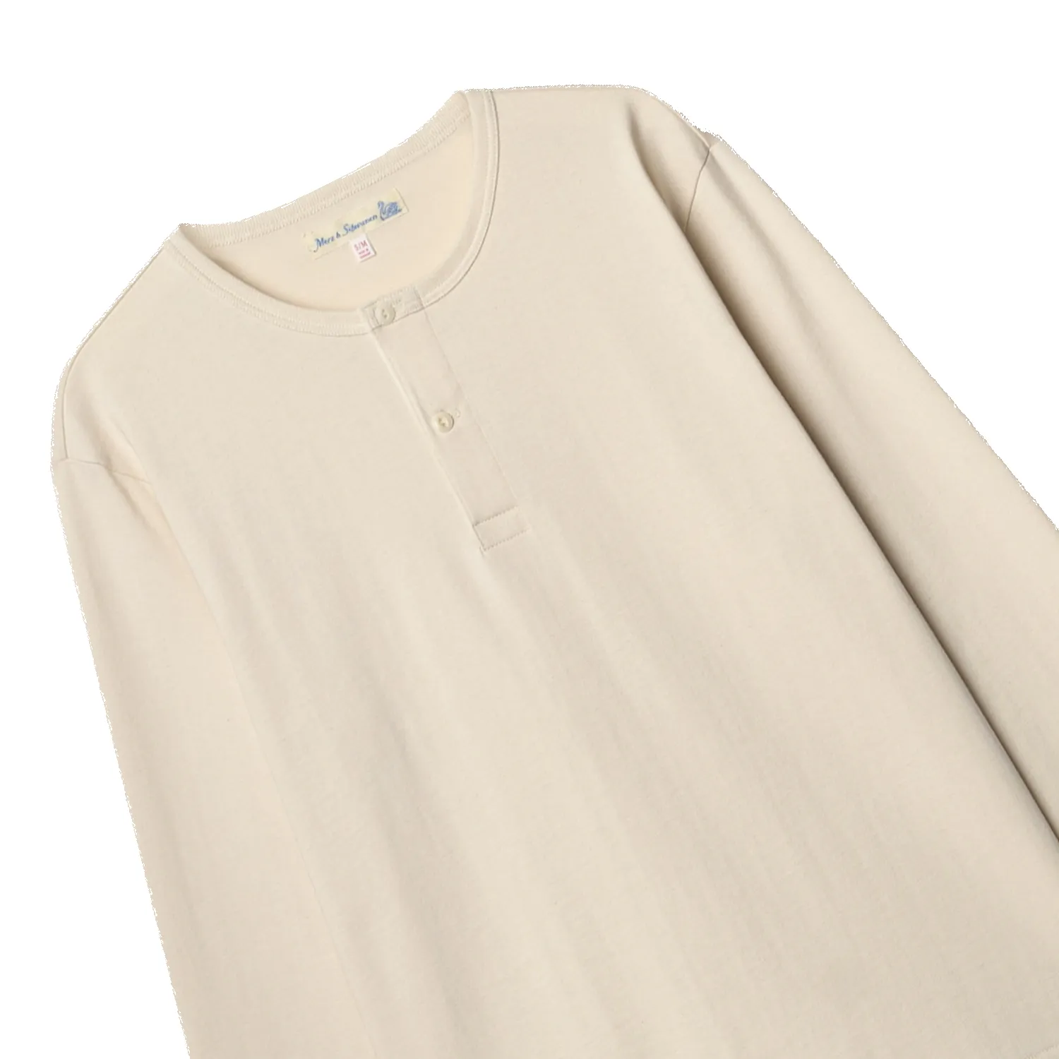 Cropped Vintage Machine Refined Fit Henley - Nature sold by Stomping Ground product image thumbnail 2