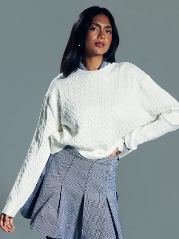 Cable Knit Sweater made by Klassy