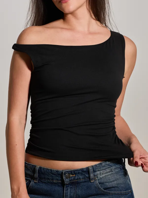 Asymmetric Off The Shoulder sold by Klassy