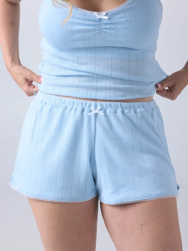 Pointelle PJ Shorts sold by Klassy