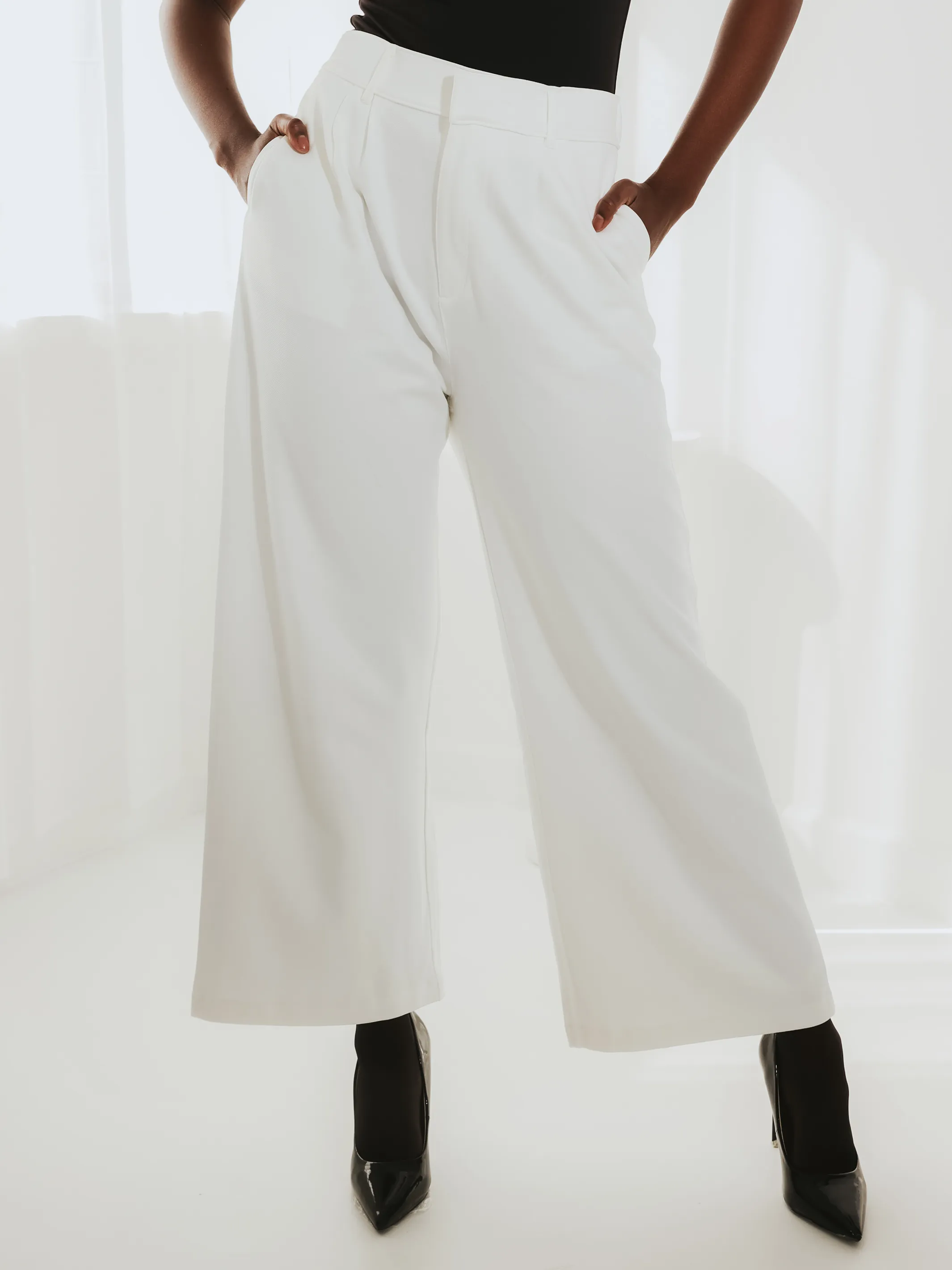 Wide Leg Trousers sold by Klassy