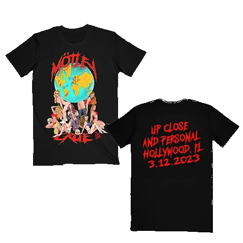 Girls Around The World, FL Event Tee sold by Motley crue