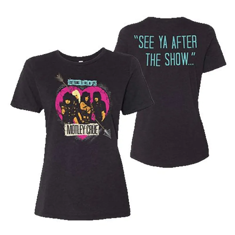 "Too Young To Fall In Love" Black Tee sold by Motley crue