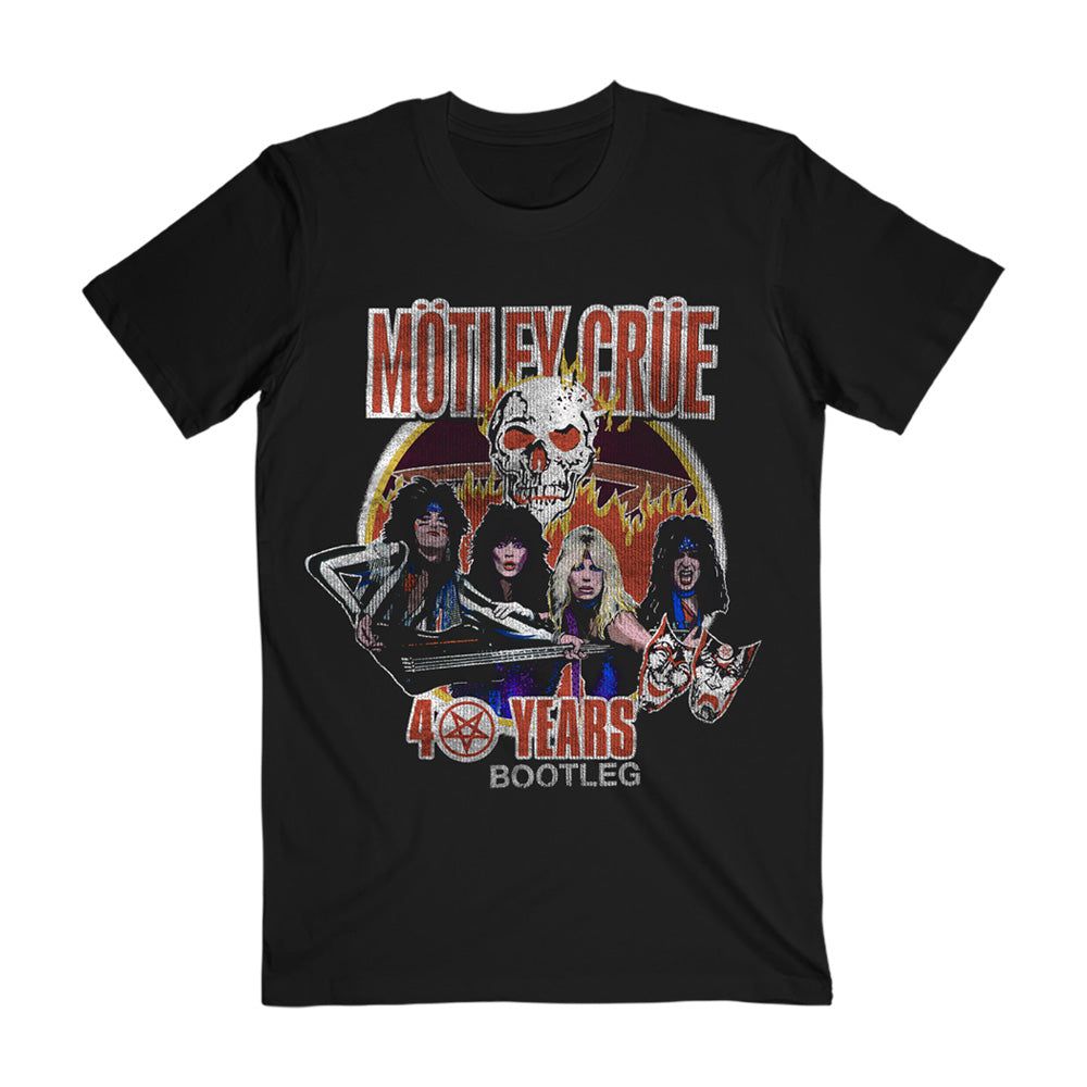 Vintage 40 Years Black Tee sold by Motley crue