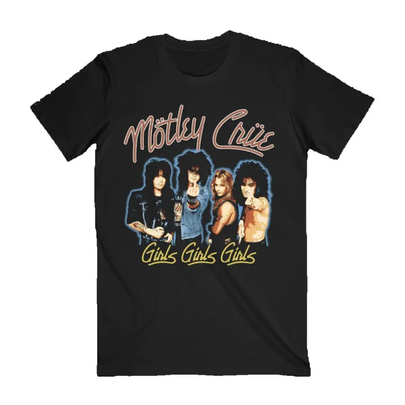Girls Girls Girls Vintage Photo Tee sold by Motley crue