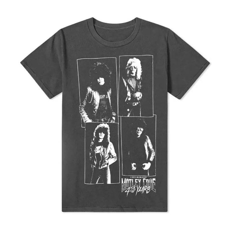 40 Years Vintage Portrait Tee sold by Motley crue