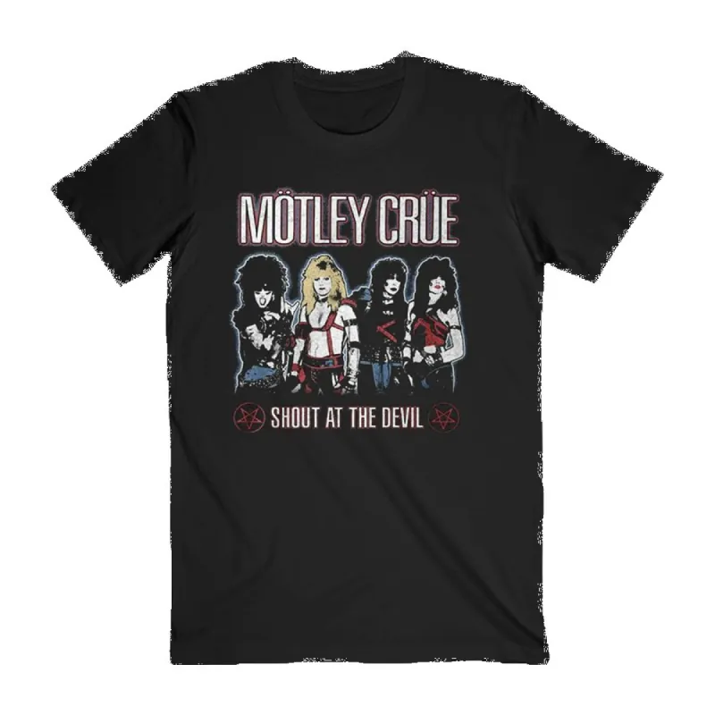 Shout at the Devil Black Tee sold by Motley crue