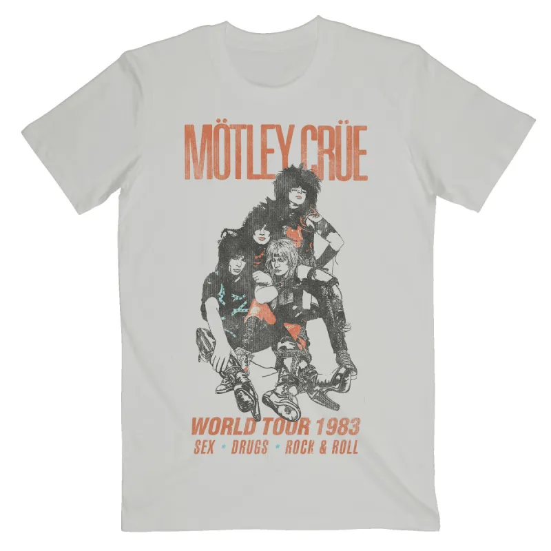 Vintage World Tour 1983 Tee sold by Motley crue